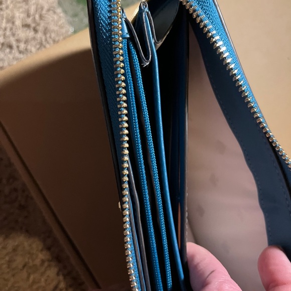 Kate Spade New York Madison Large Continental Wallet in Teal - Picture 10 of 10